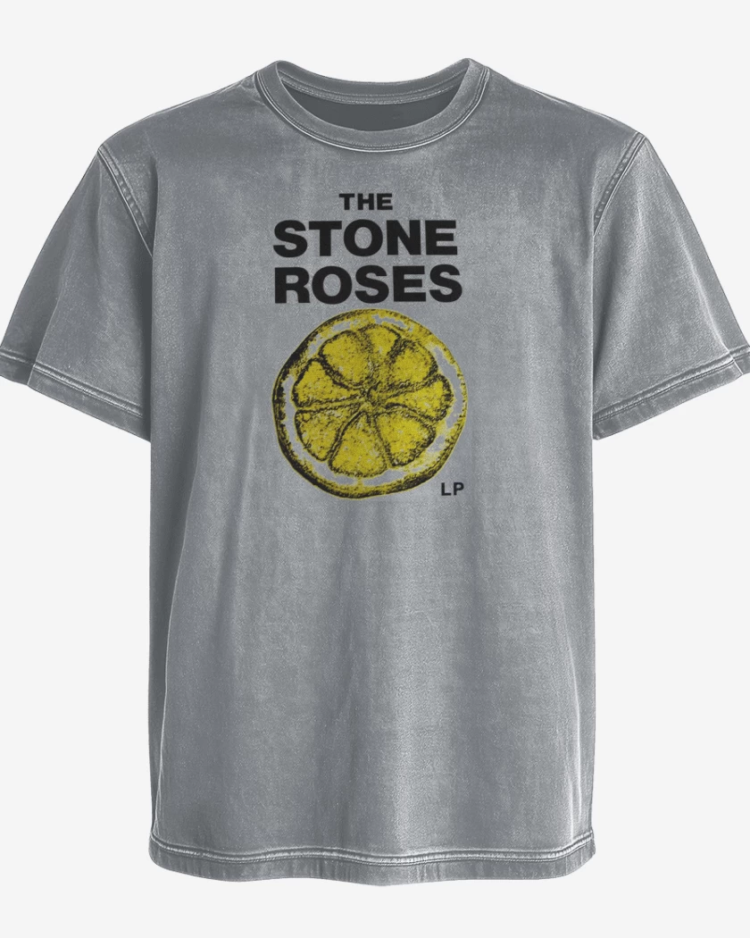 Polera desgastada Gris Melange de THE STONE ROSES LP