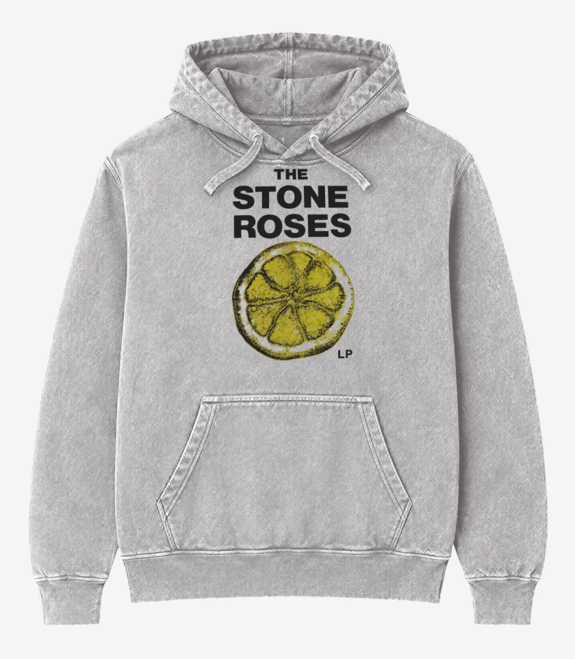 Poleron Canguro Acid Wash Gris Melange de THE STONE ROSES LP