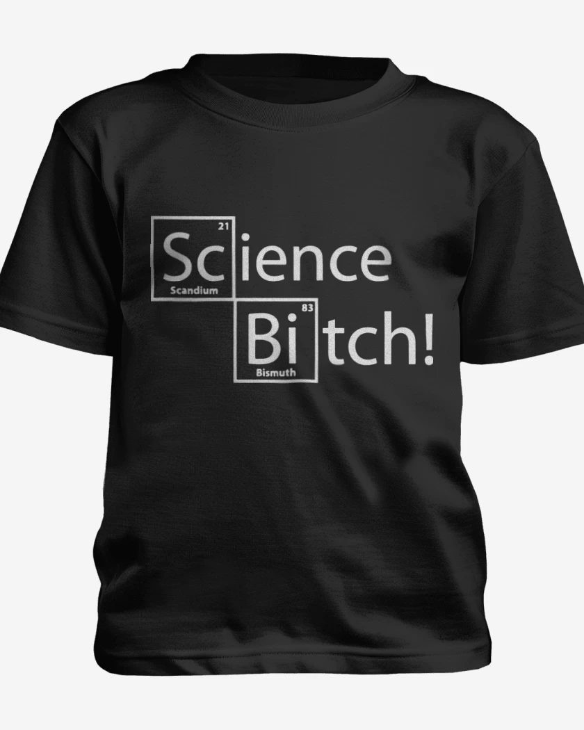 Polera de niño Negro de Science Bitch!