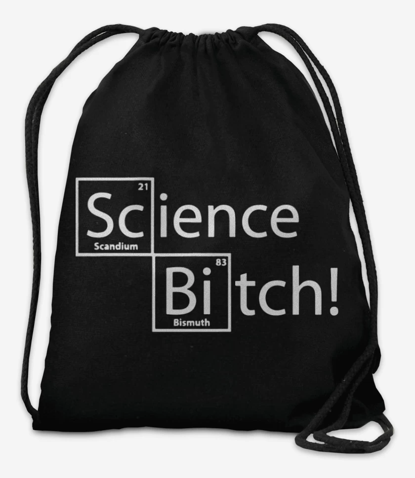 Mochila Negro de Science Bitch!