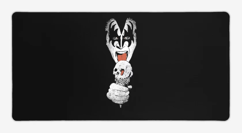 Mouse pad Gamer Negro de KISS 3