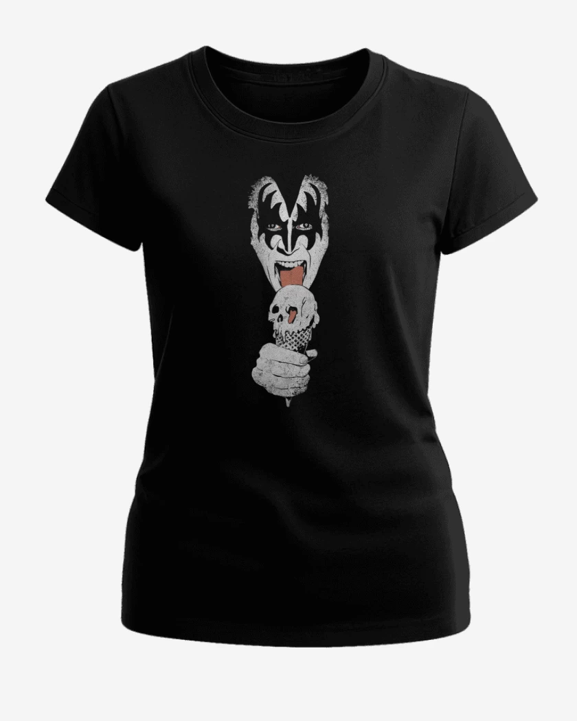 Polera de Mujer Negro de KISS 3
