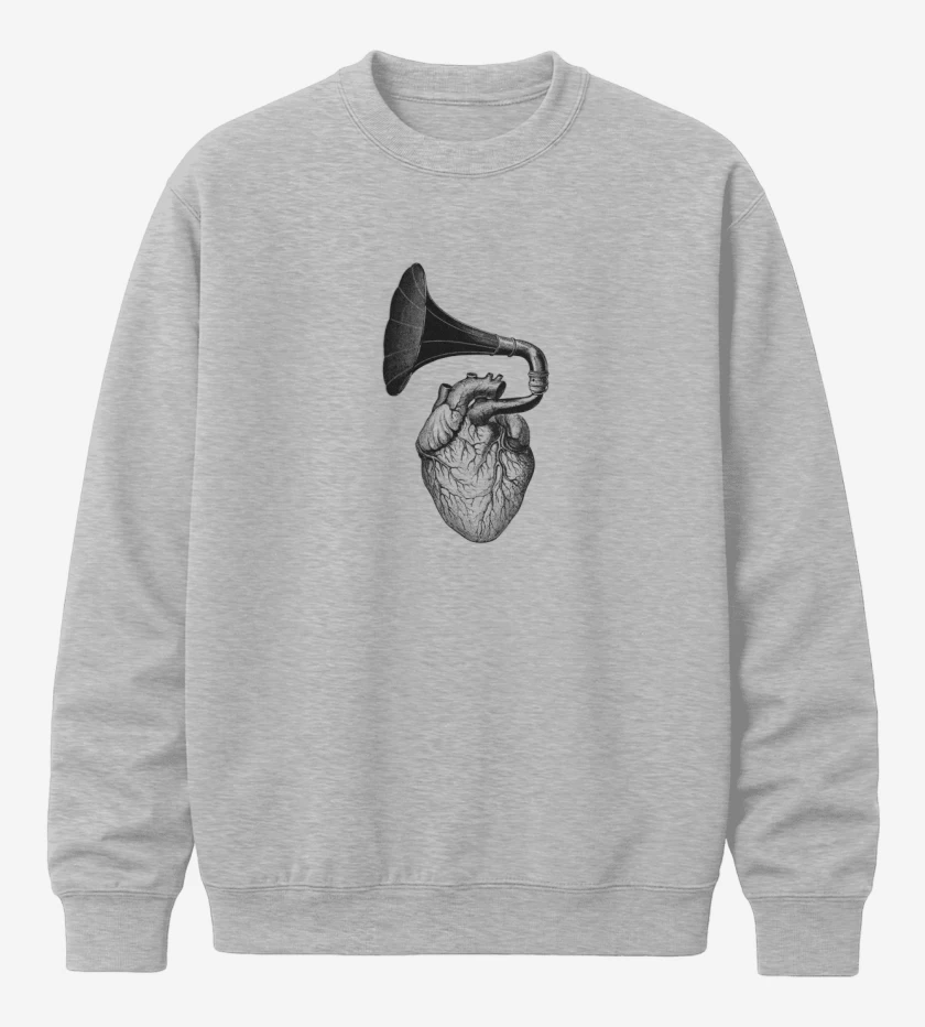 Poleron polo Gris Melange de VITROCORAZON