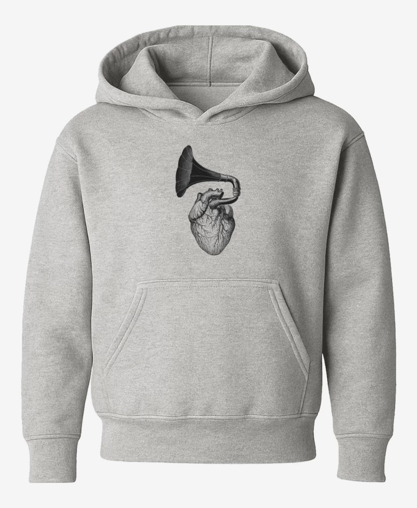 Poleron de niño Gris Melange de VITROCORAZON