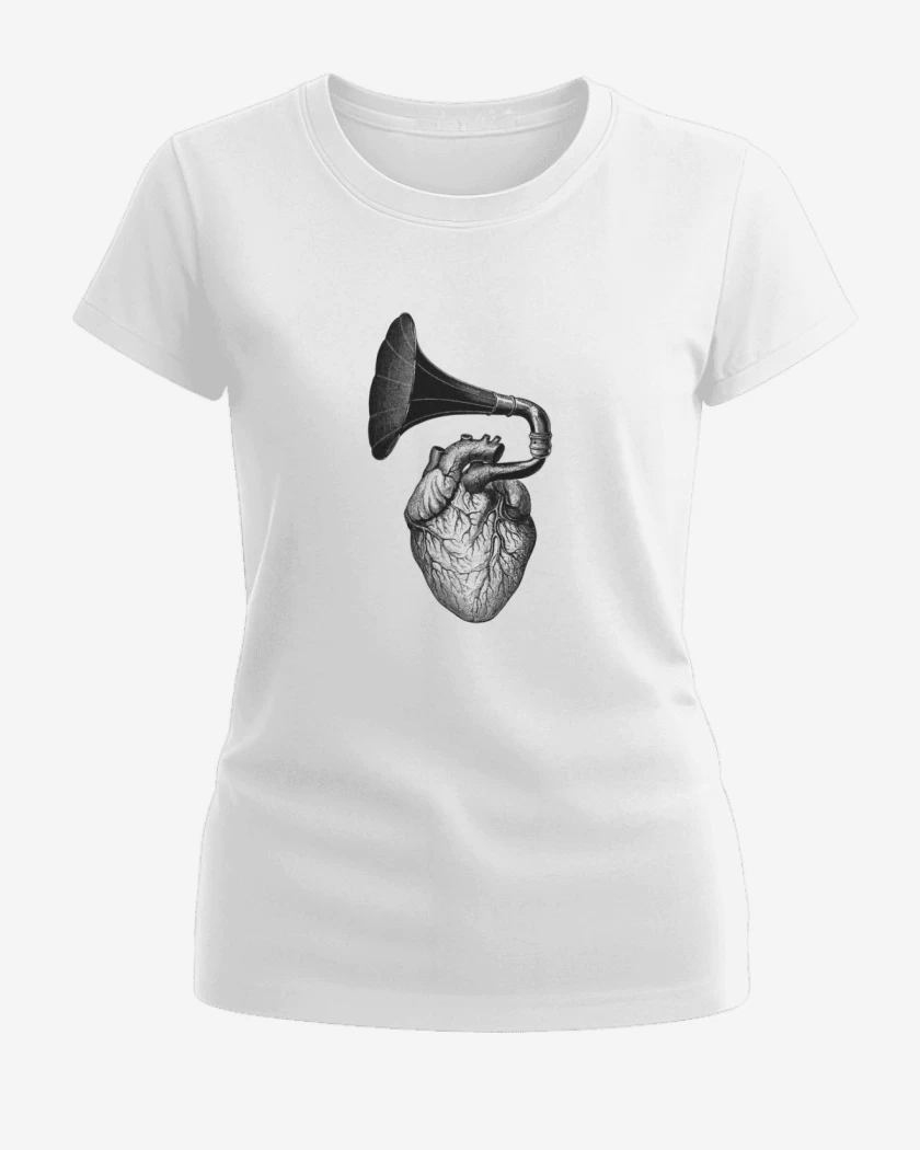 Polera de Mujer Blanco de VITROCORAZON