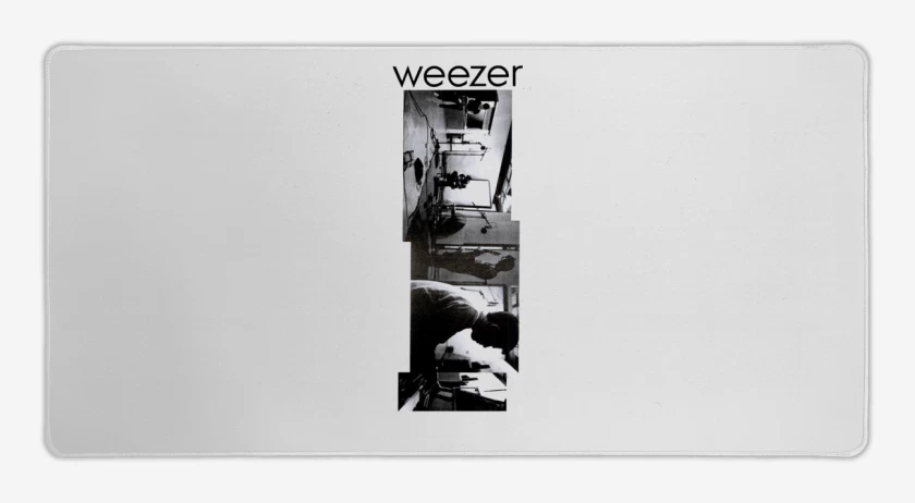 Mouse pad Gamer Blanco de WEEZER 1
