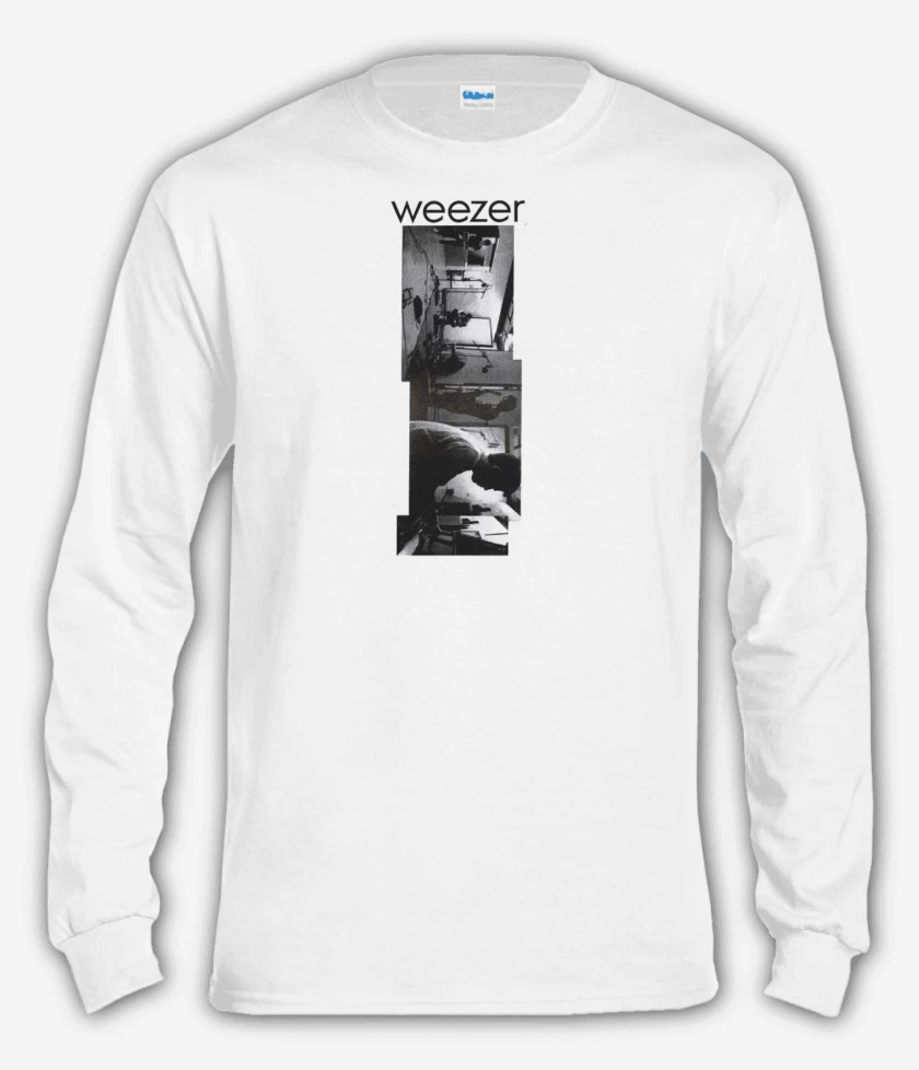 Polera manga larga Blanco de WEEZER 1