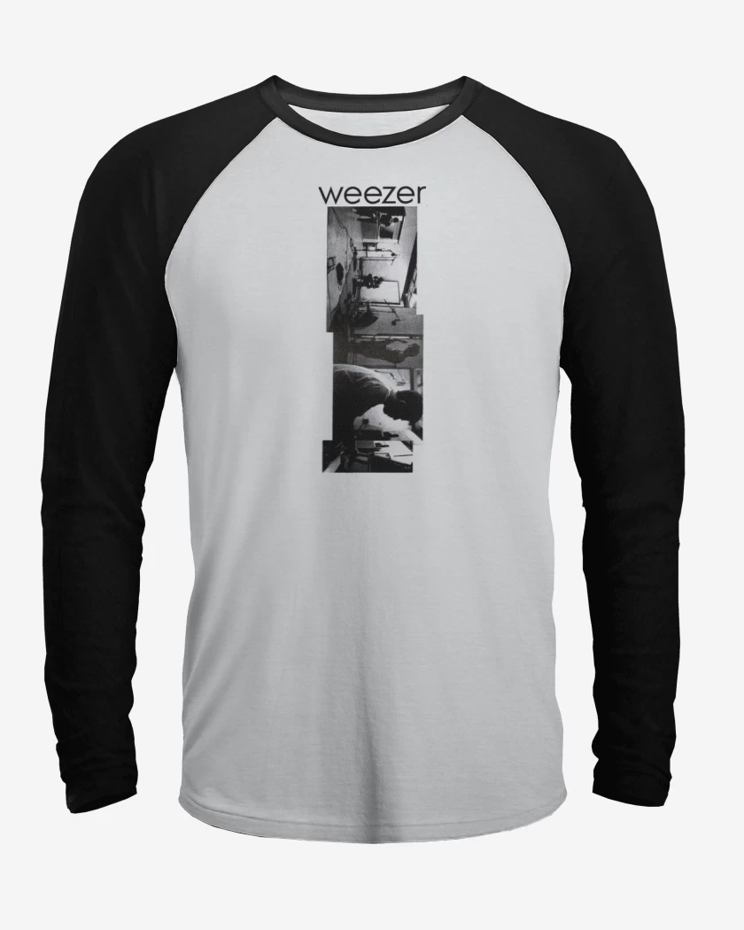 Polera Raglan Blanco / Negro de WEEZER 1
