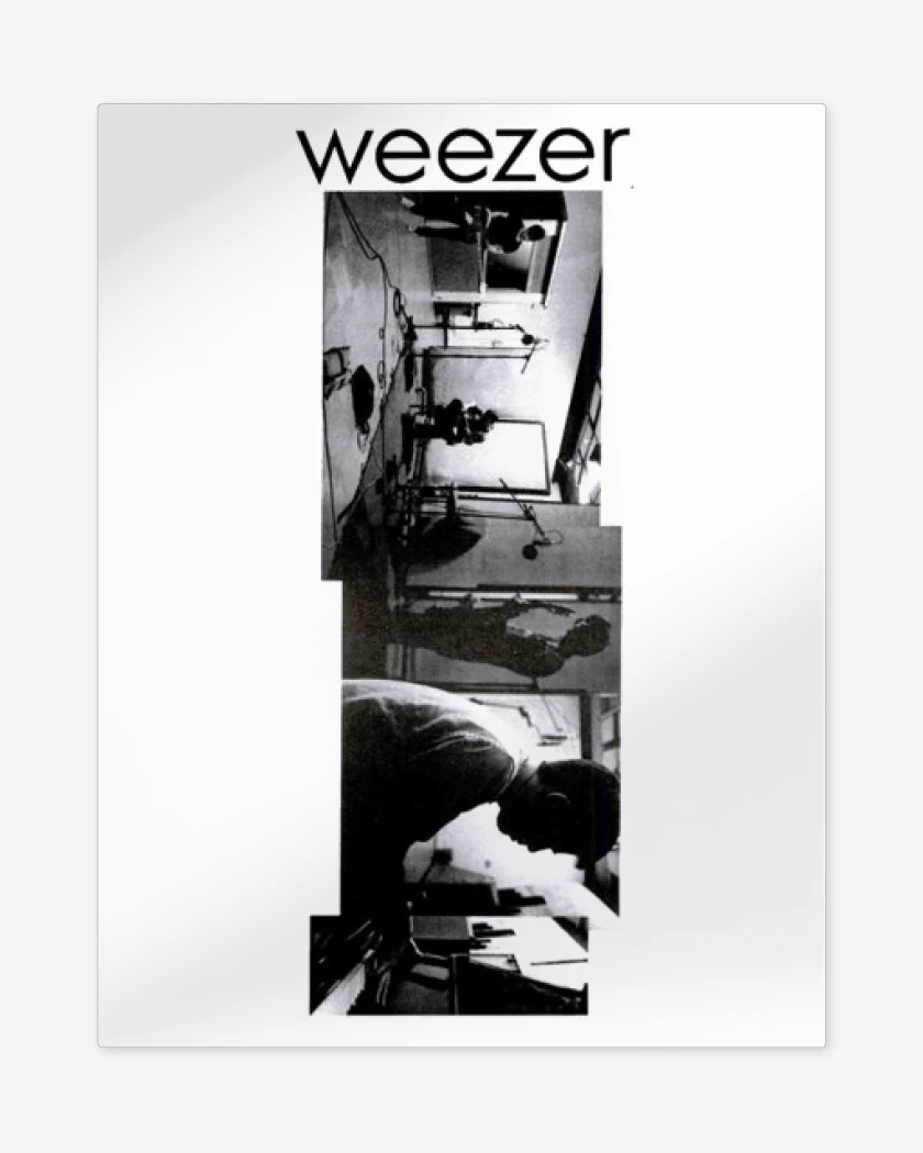 Print metalico Blanco de WEEZER 1