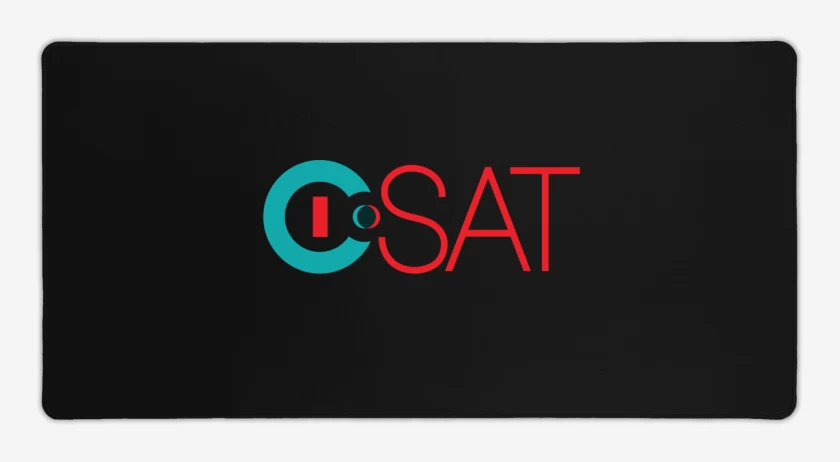 Mouse pad Gamer Negro de I-SAT