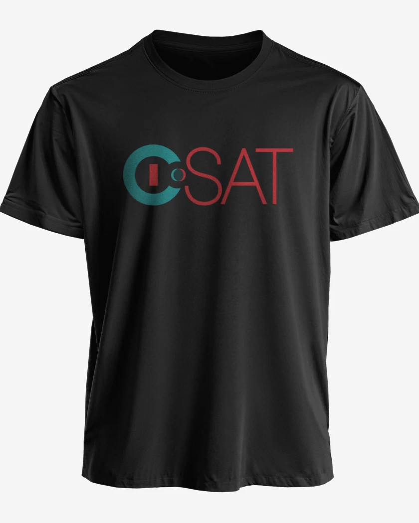 Polera Negro de I-SAT