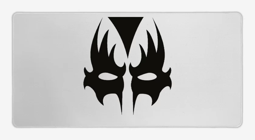 Mouse pad Gamer Blanco de KISS 4 