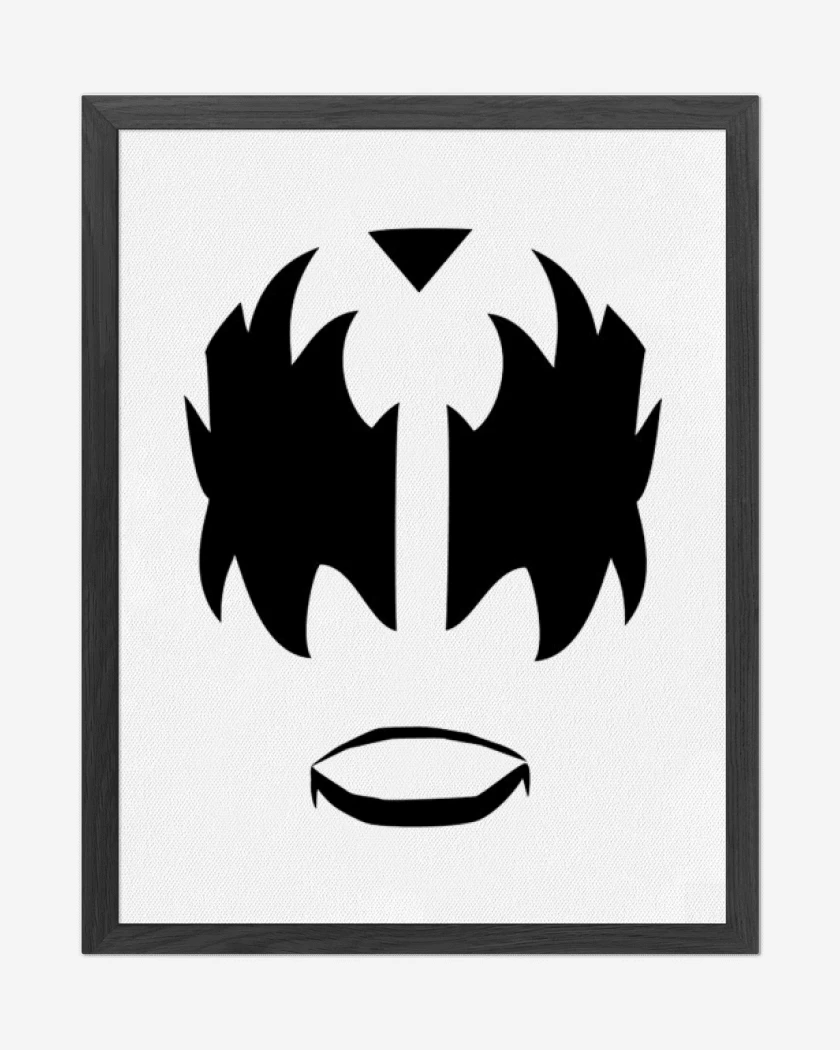 Cuadro decorativo Blanco de KISS 1