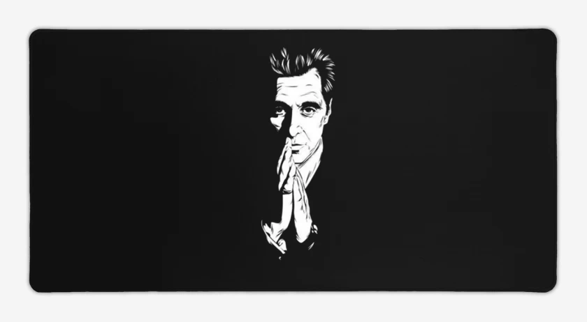 Mouse pad Gamer Negro de AL 