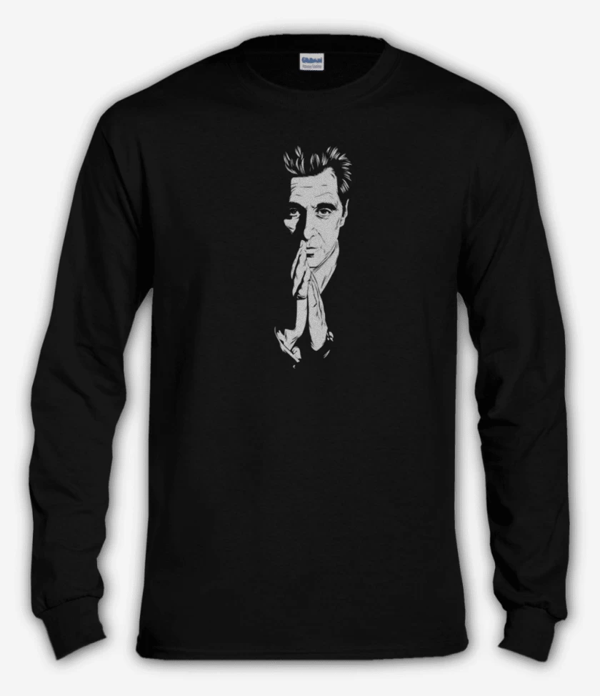 Polera manga larga Negro de AL 