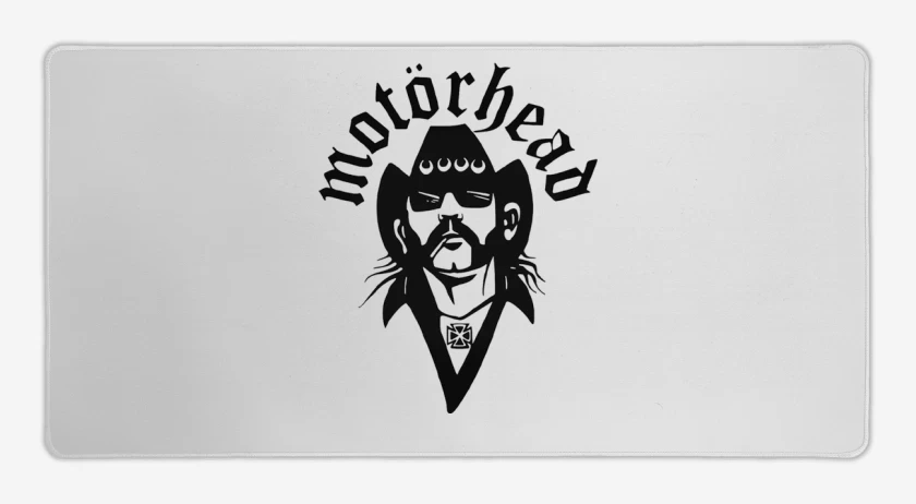 Mouse pad Gamer Blanco de MOTORHEAD LEMMY