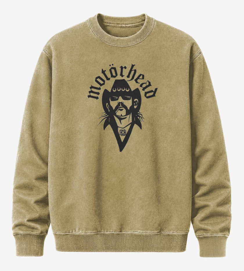 Poleron Polo Acid Wash Beige de MOTORHEAD LEMMY