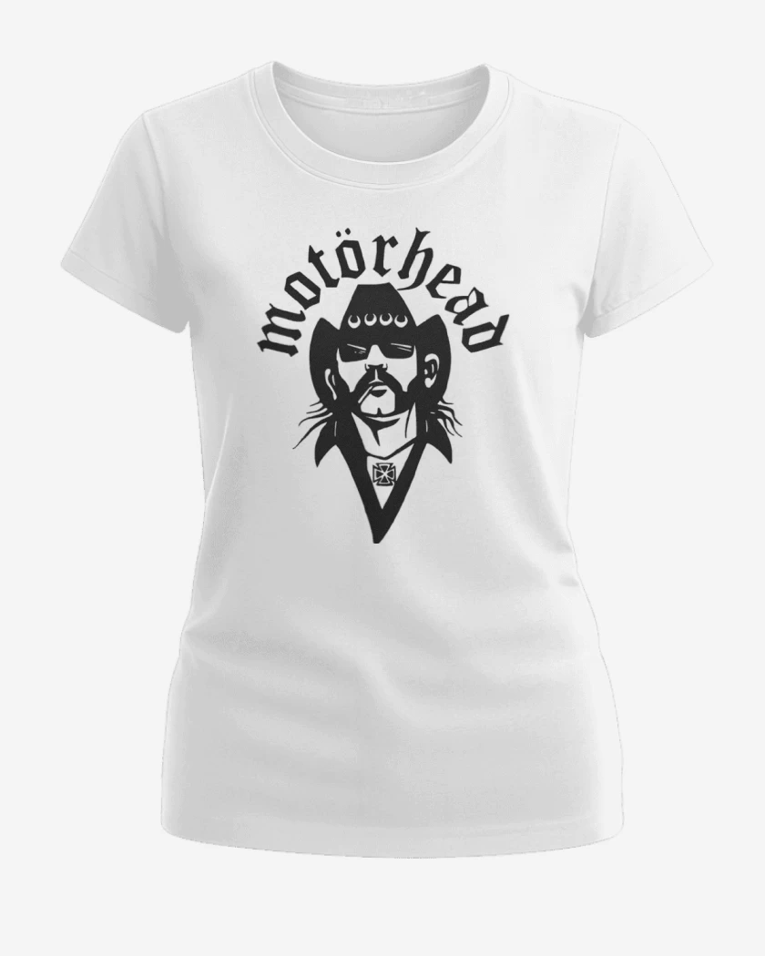 Polera de Mujer Blanco de MOTORHEAD LEMMY