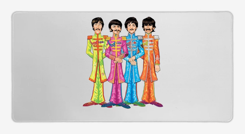 Mouse pad Gamer BEATLES DIBUJO 