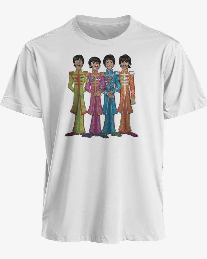 Polera BEATLES DIBUJO 
