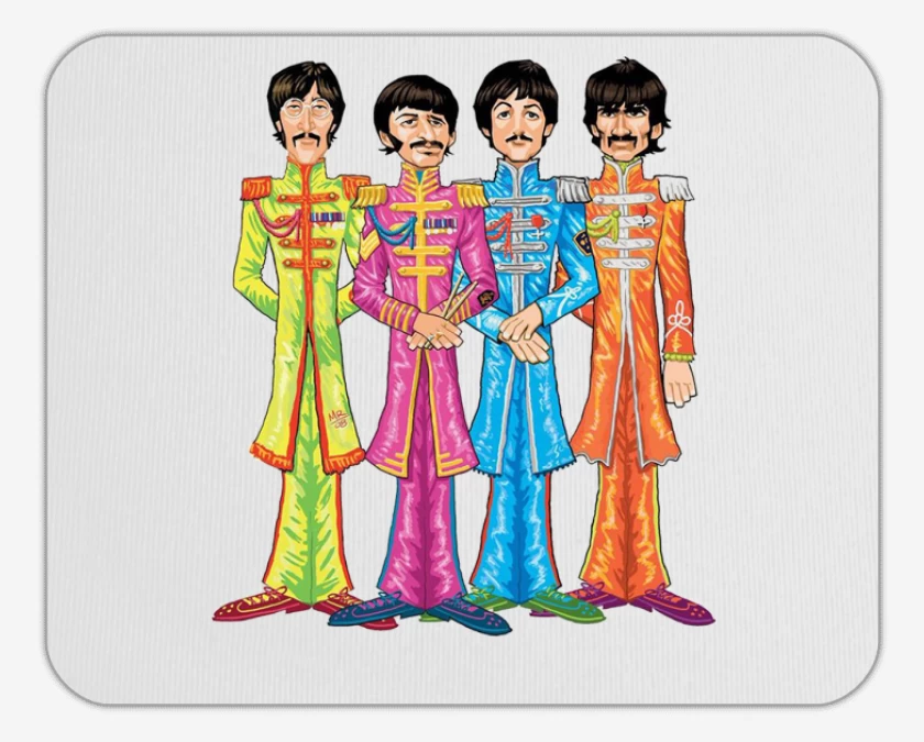 Mousepad BEATLES DIBUJO 