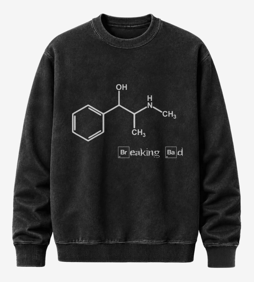 Poleron Polo Acid Wash Negro de Formula Quimica