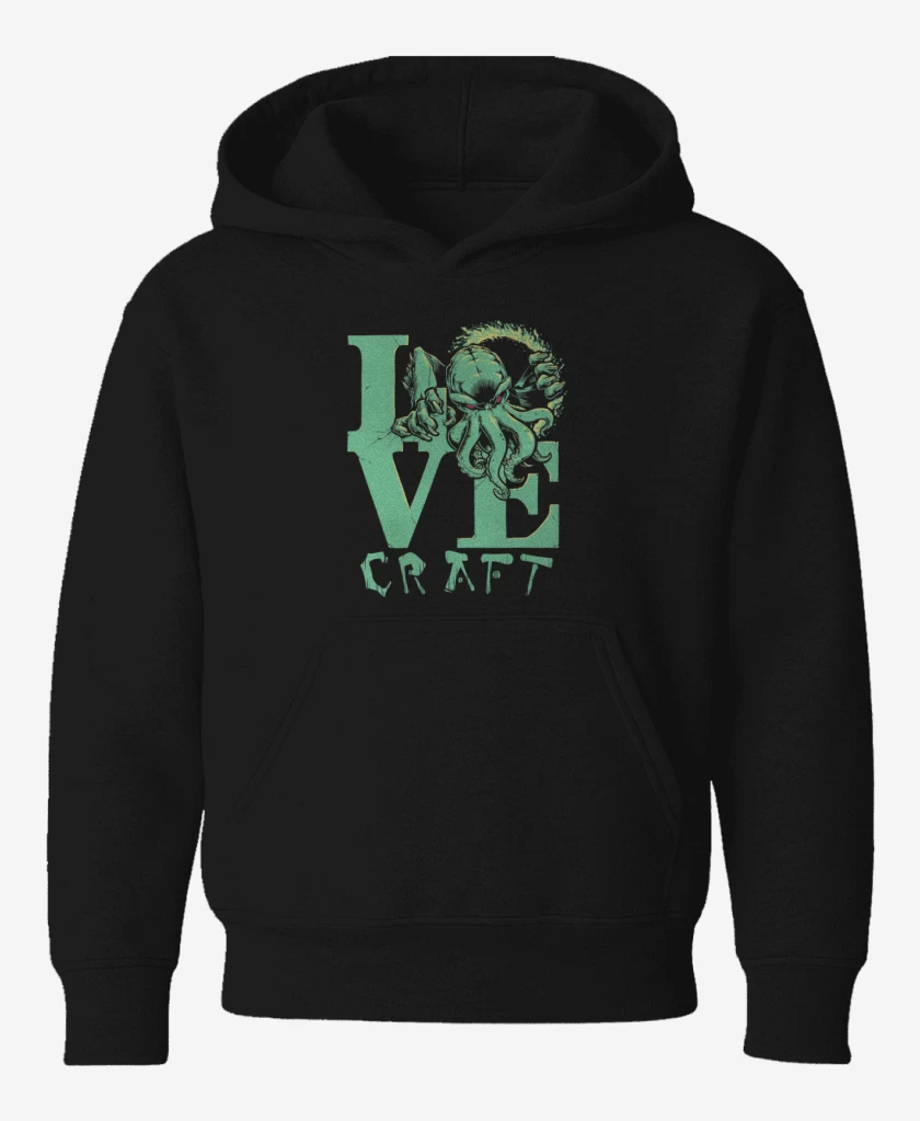 Poleron de niño Negro de Love Craft