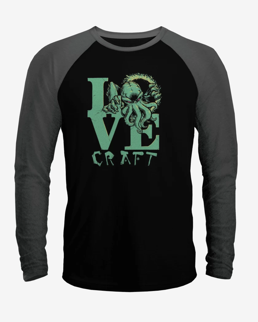Polera Raglan Love Craft