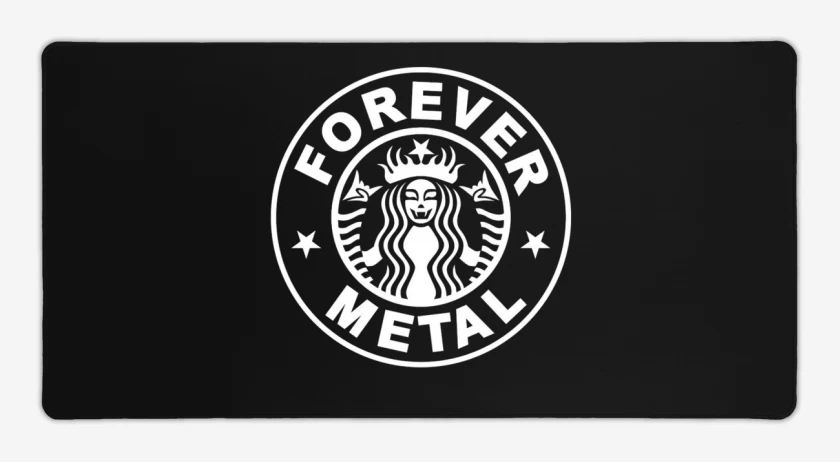 Mouse pad Gamer Negro de FOREVER METAL