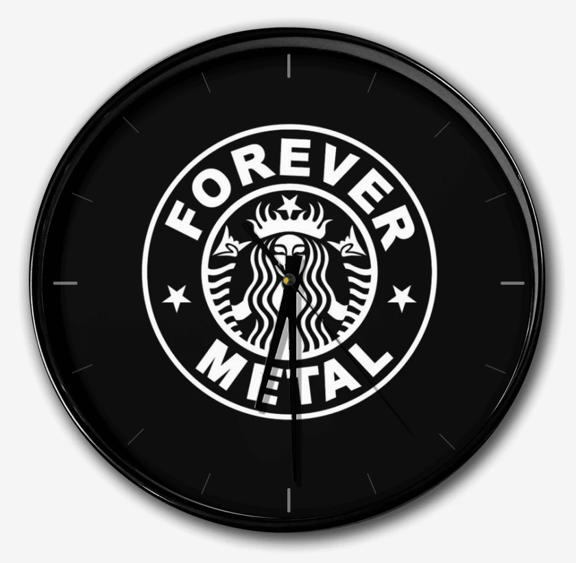 Reloj Negro de FOREVER METAL