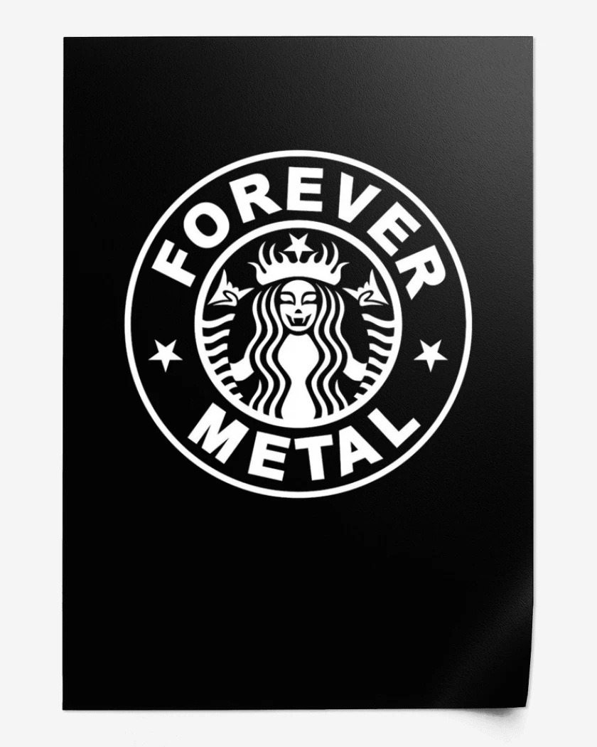 Print Negro de FOREVER METAL