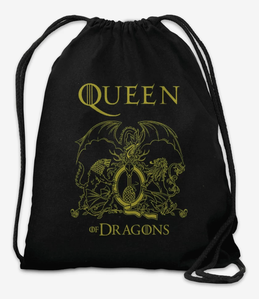 Mochila Negro de Queen of dragons