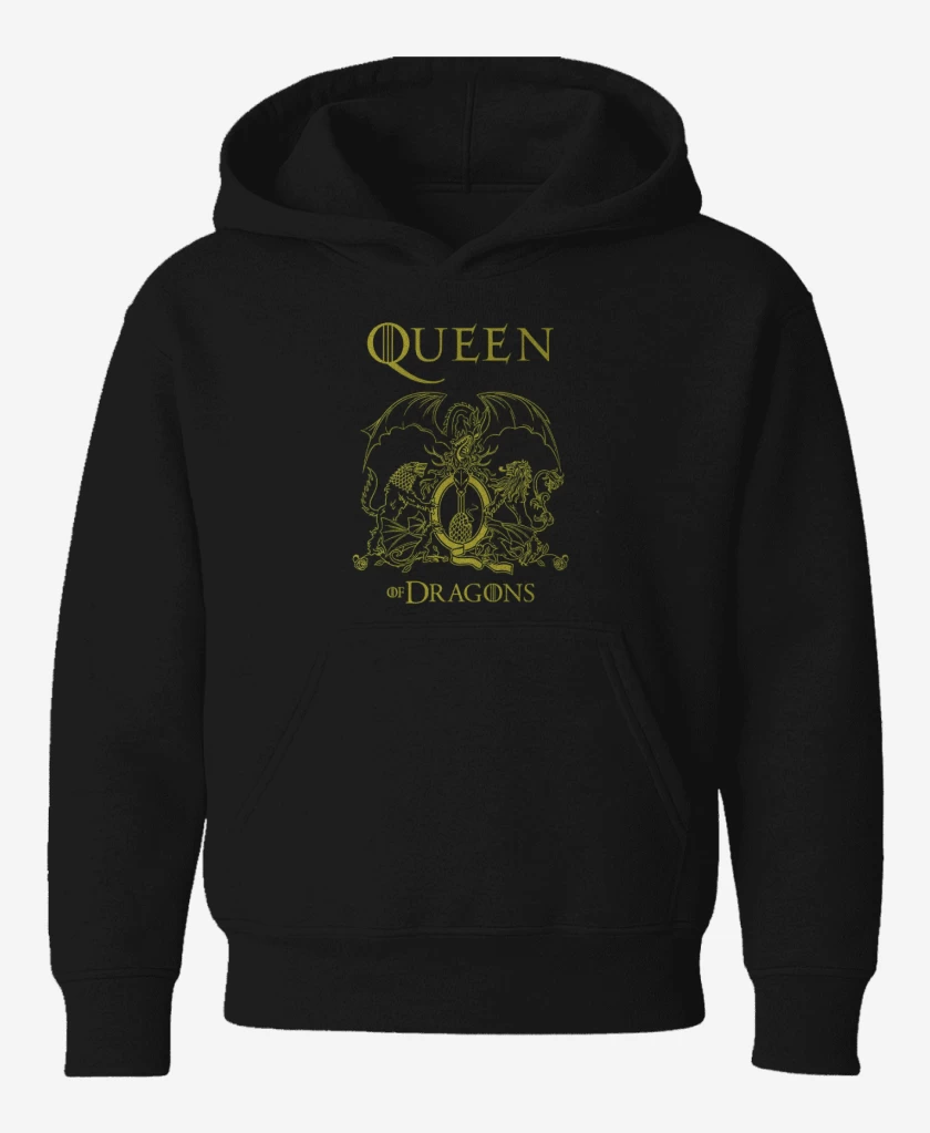 Poleron de niño Negro de Queen of dragons