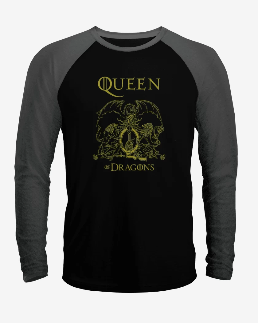 Polera Raglan Queen of dragons