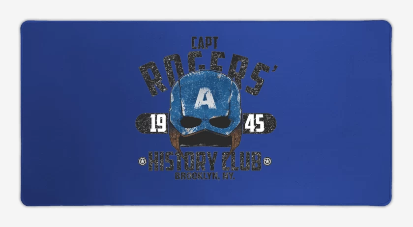 Mouse pad Gamer Azul Rey de Captain rogers