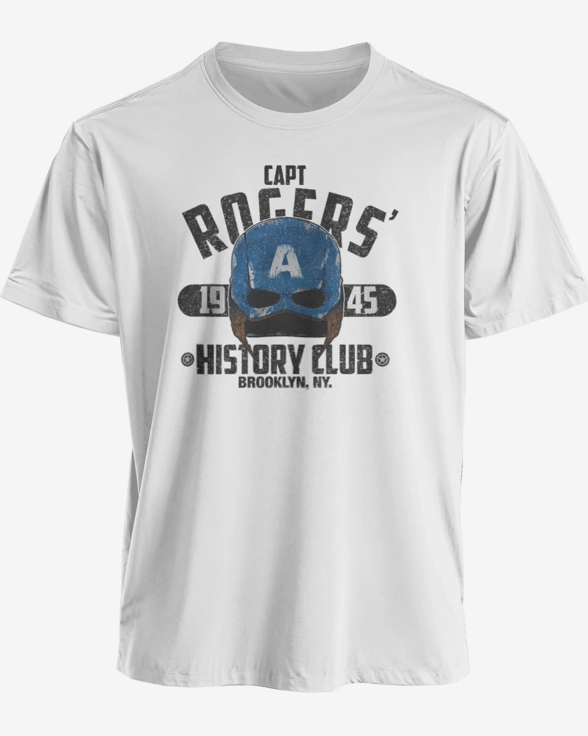 Polera premium Blanco de Captain rogers