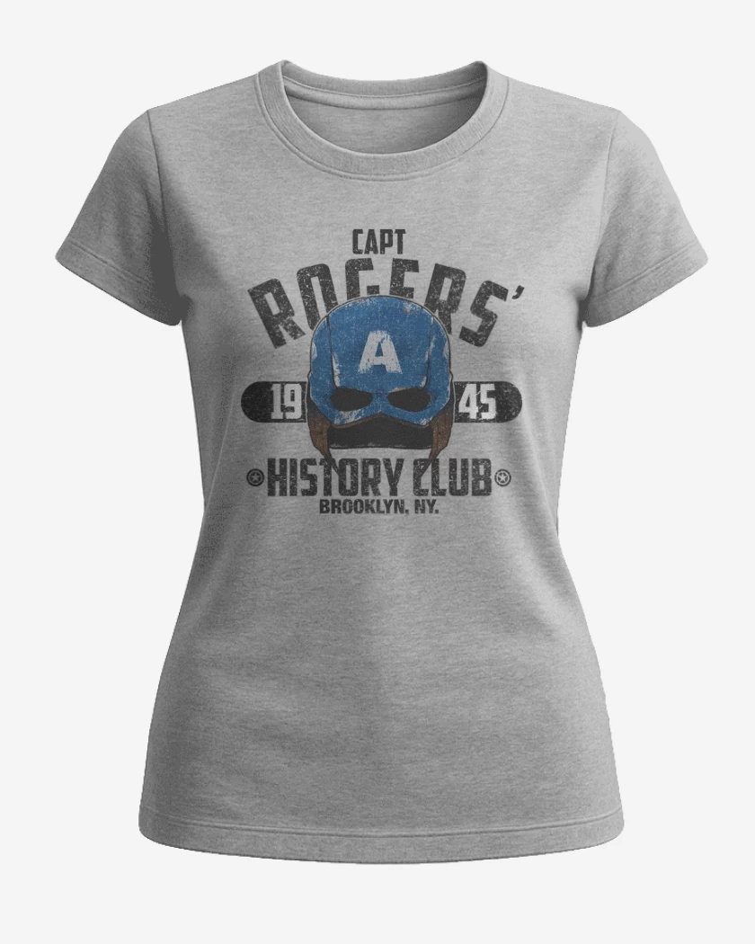 Polera de Mujer Gris Melange de Captain rogers