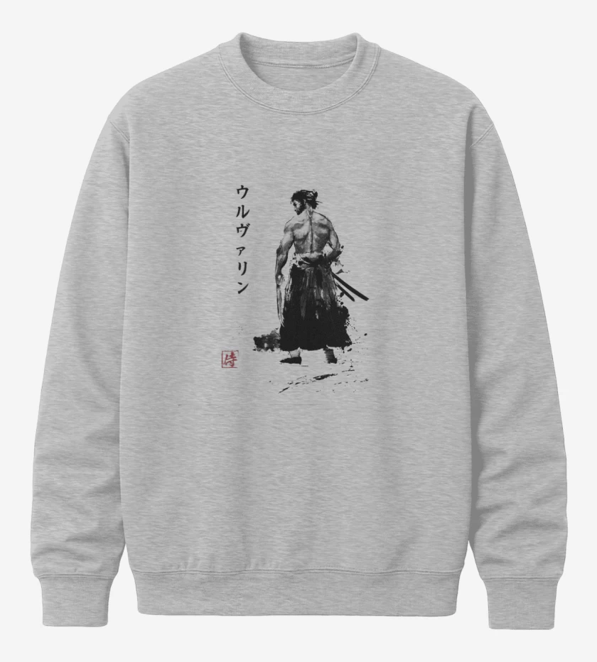 Poleron polo Gris Melange de Wolverine Samurai
