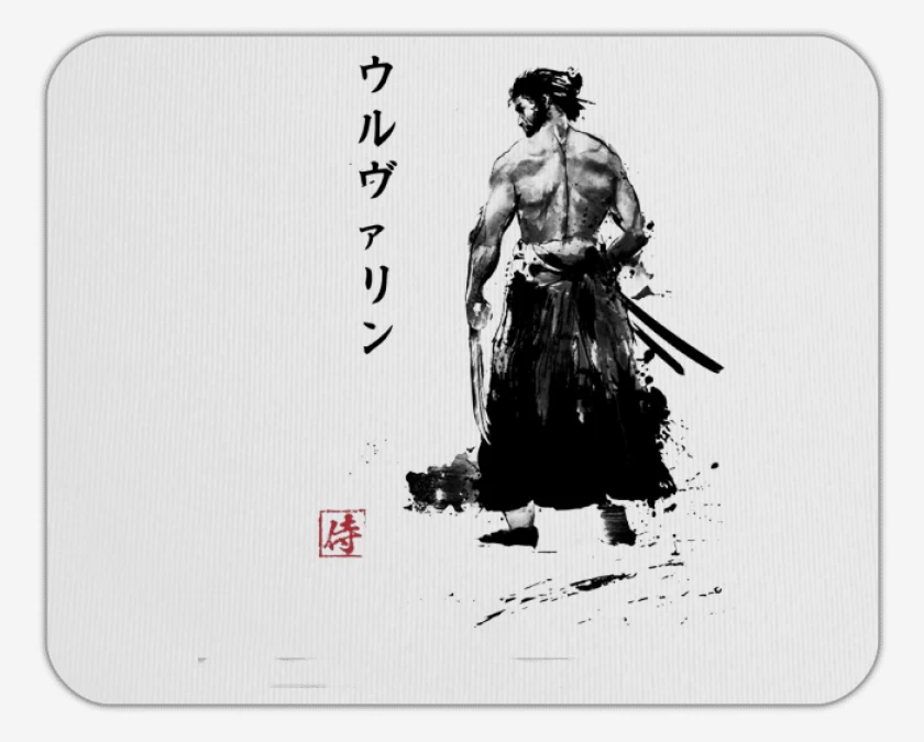 Mousepad Wolverine Samurai