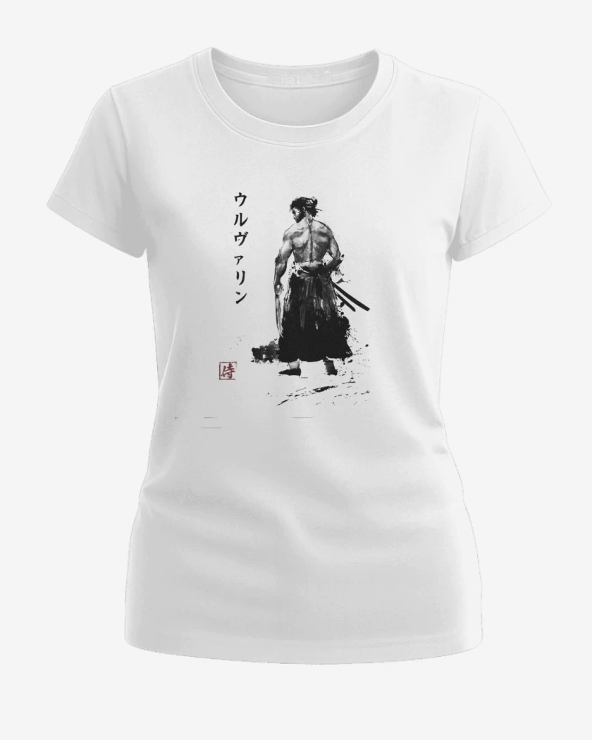 Polera de Mujer Blanco de Wolverine Samurai