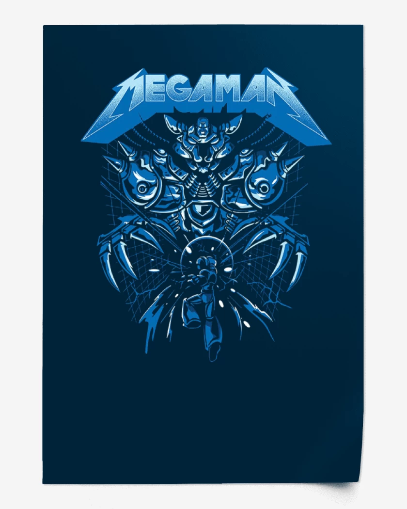Print X sigma metallica 