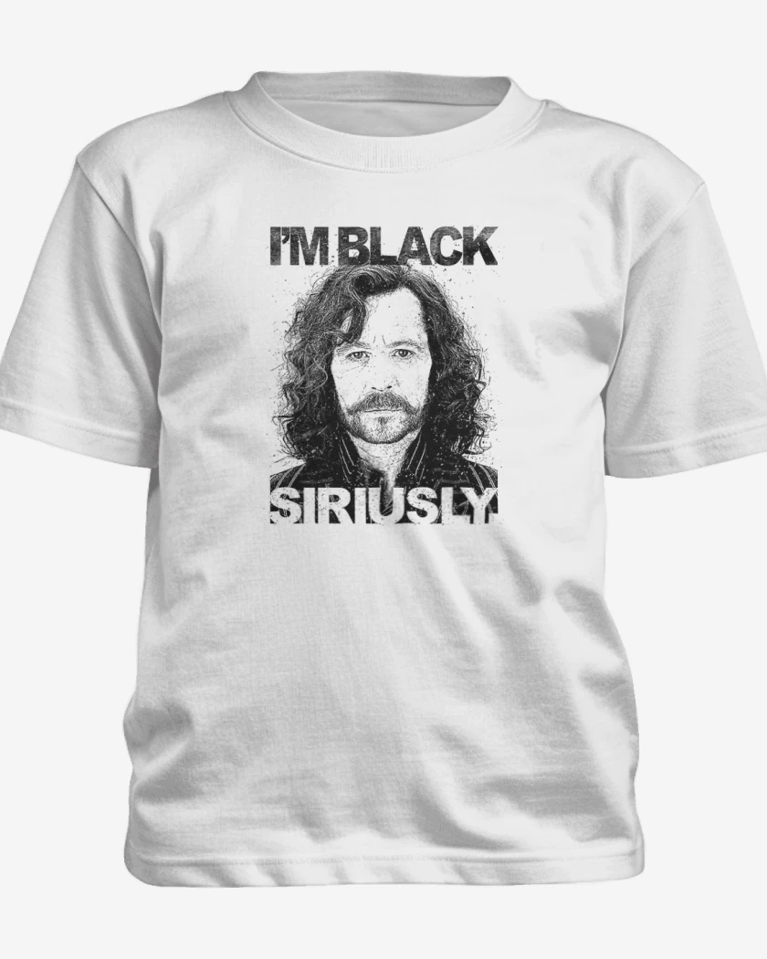 Polera de niño Blanco de Im black siriusly