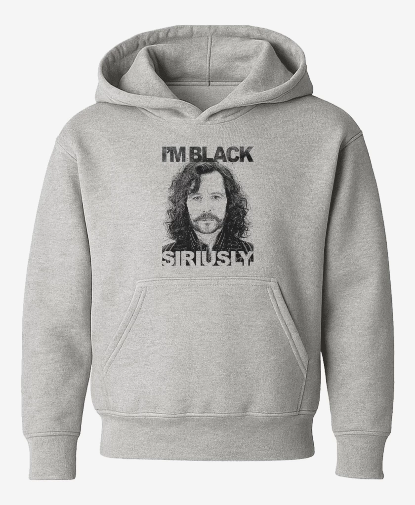 Poleron de niño Gris Melange de Im black siriusly