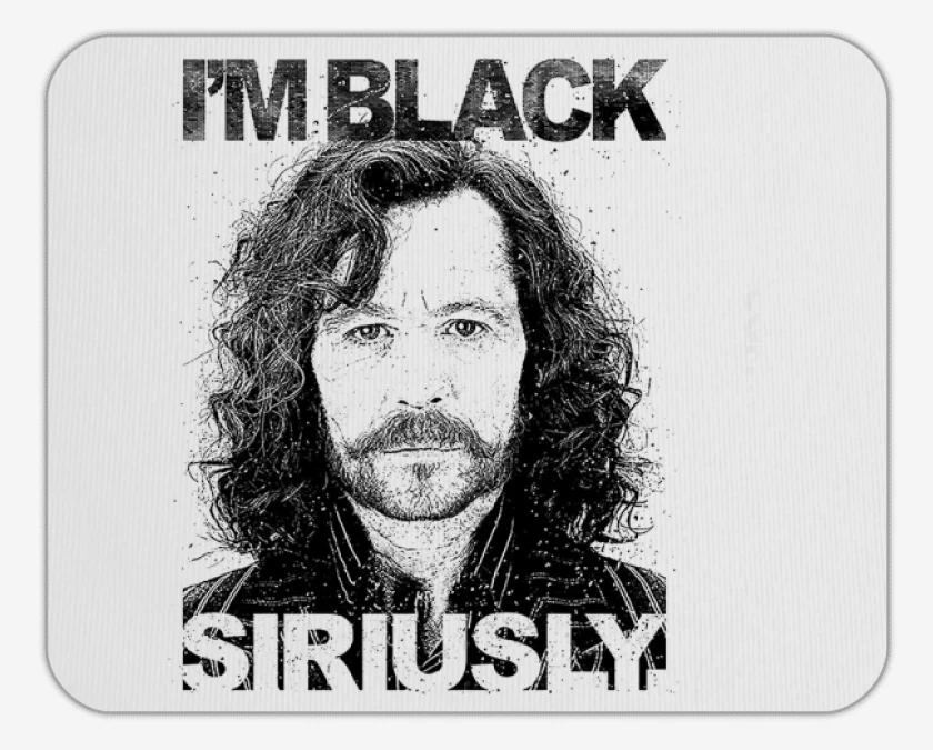 Mousepad Im black siriusly