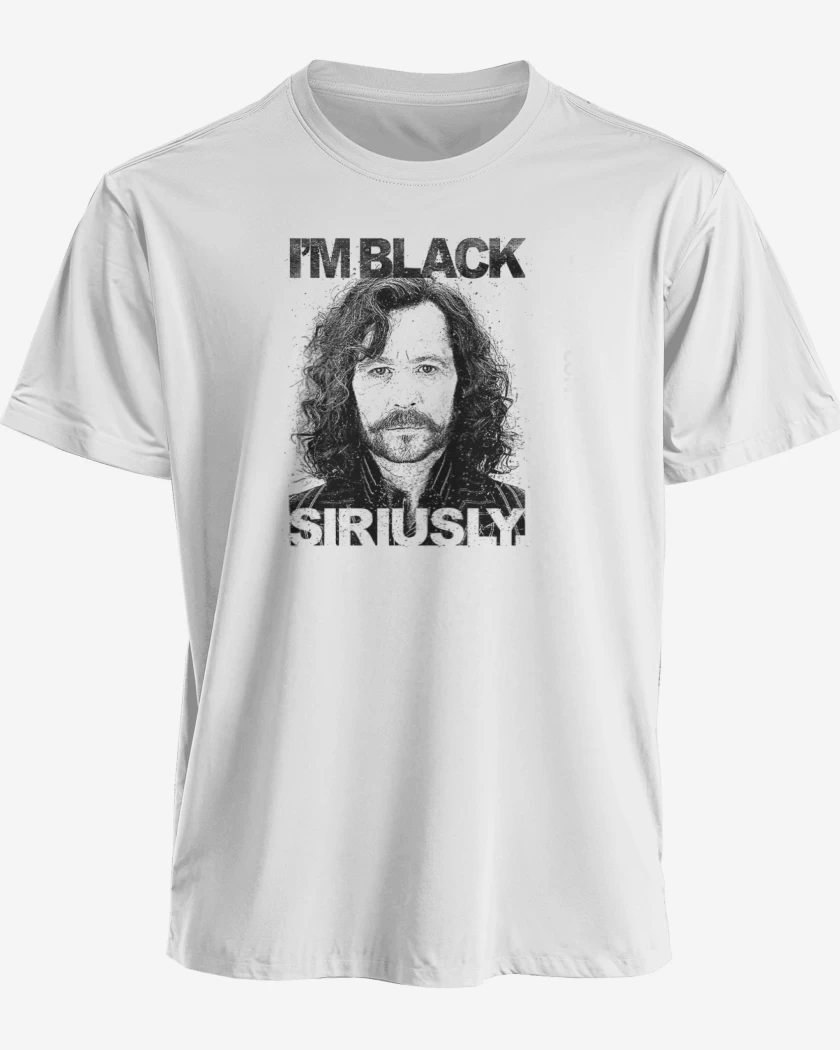 Polera premium Blanco de Im black siriusly