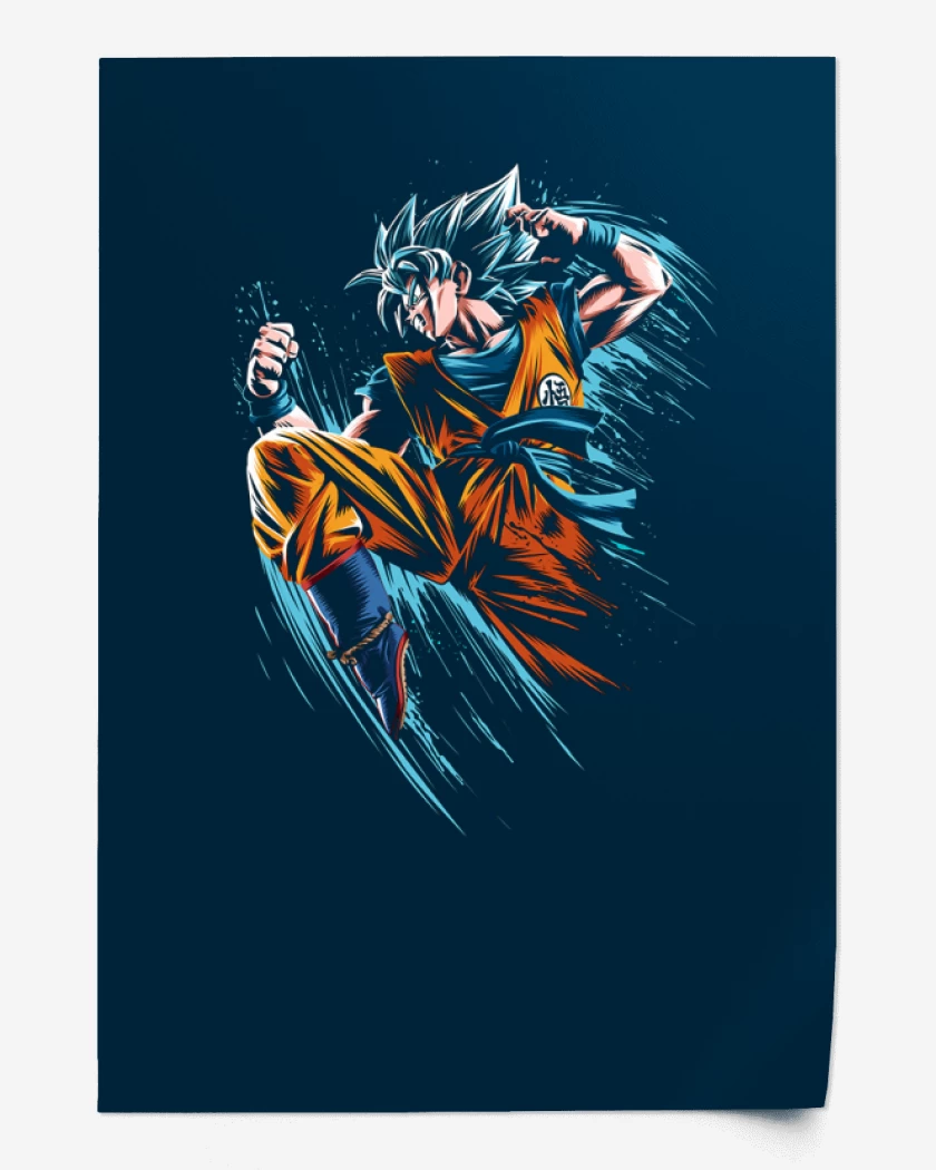 Print Goku superya dios