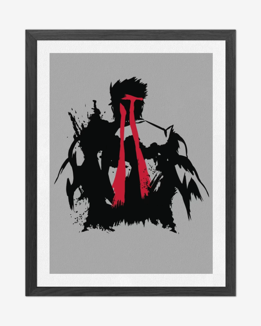 Cuadro decorativo Gris Melange de Ryu - Espalda