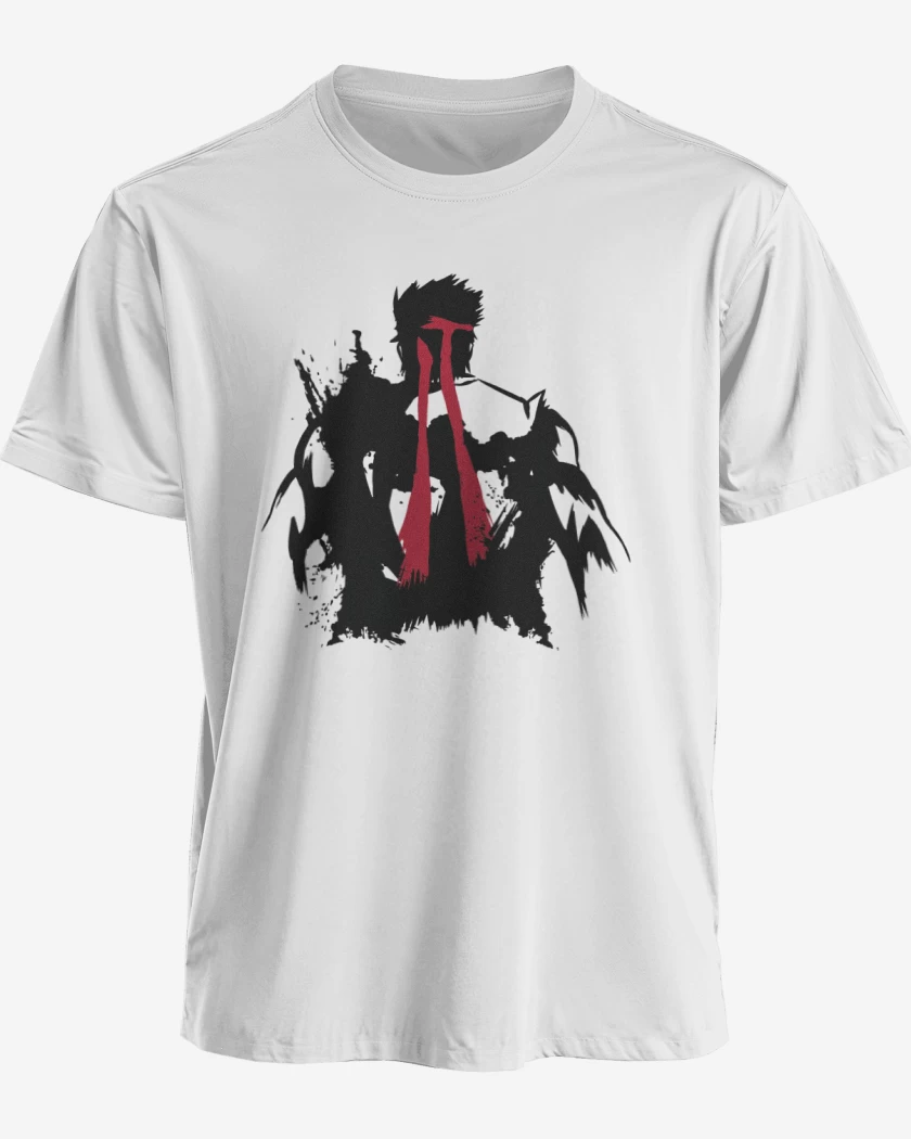 Polera premium Blanco de Ryu - Espalda