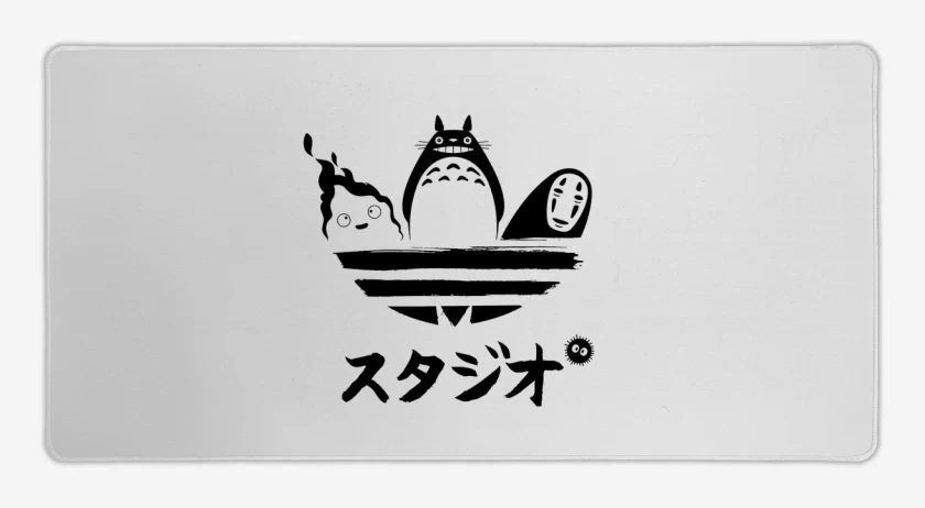 Mouse pad Gamer Blanco de totoro adid