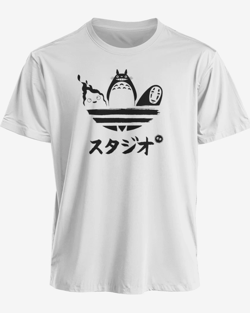 Polera premium Blanco de totoro adid
